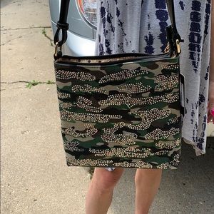 Bedazzle Camo shoulder bag